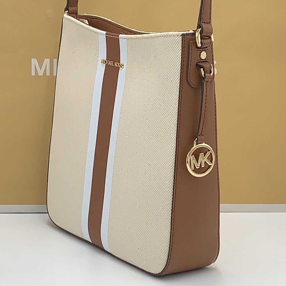 MICHAEL KORS JET SET TRAVEL LARGE MESSENGER CROSSBODY LUGGAGE MULTI COLOR - Picture 4 of 15